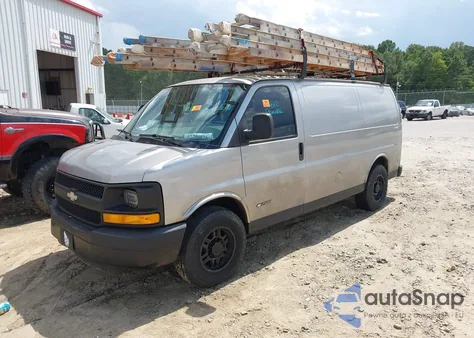 2006 Chevrolet Express Work Van from USA, damaged, VIN 1GCGG25V361262091